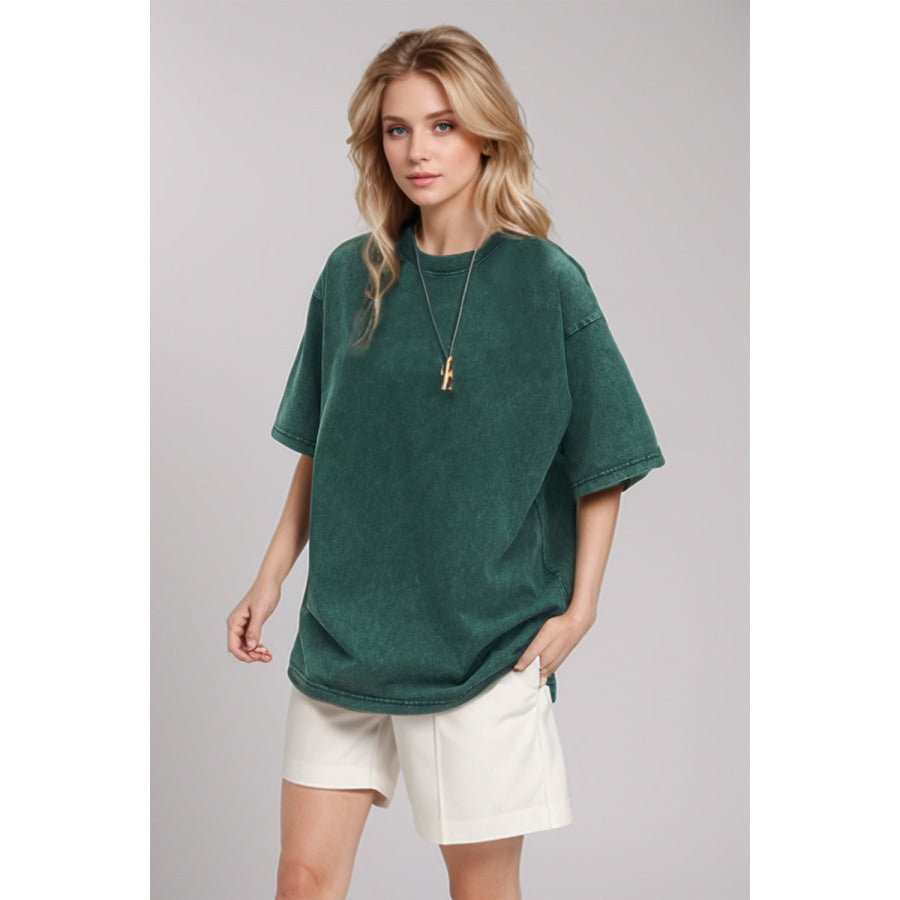 Basic Bae Round Neck Half Sleeve T-Shirt Apparel and Accessories