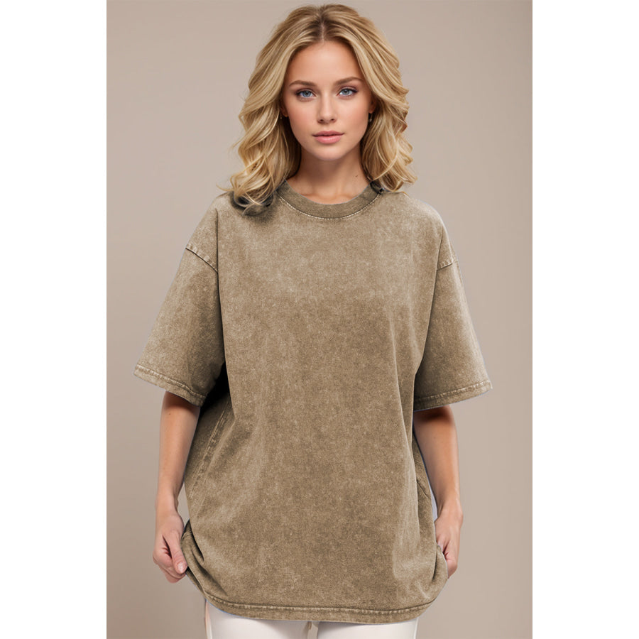 Basic Bae Round Neck Half Sleeve T-Shirt Apparel and Accessories