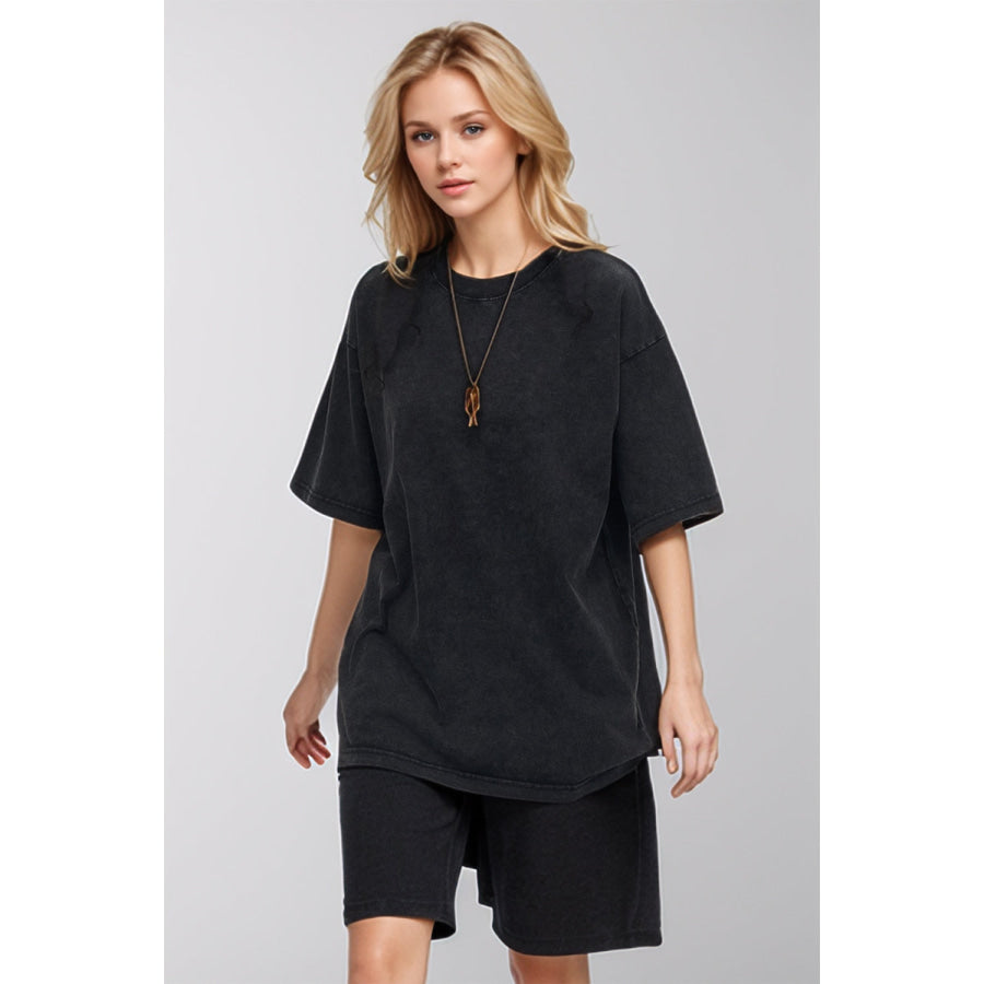 Basic Bae Round Neck Half Sleeve T-Shirt Apparel and Accessories