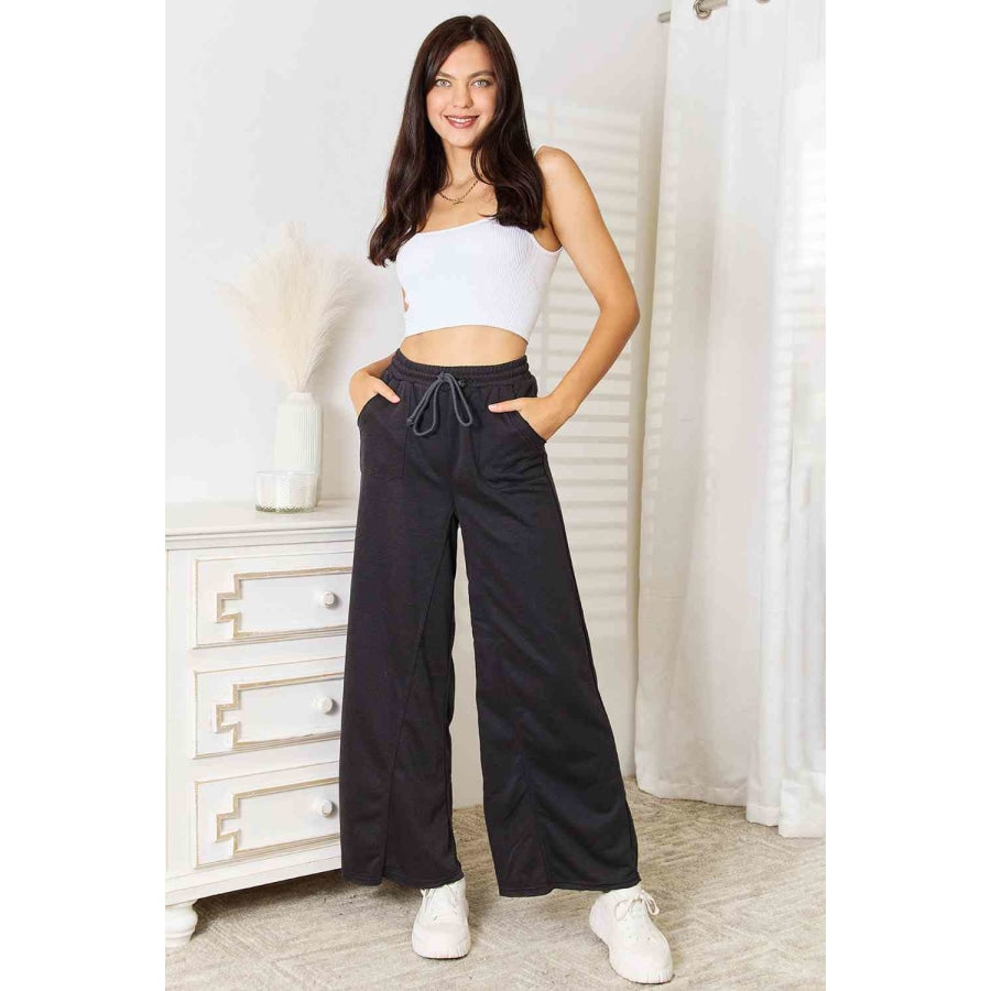 Basic Bae Wide Leg Pocketed Pants