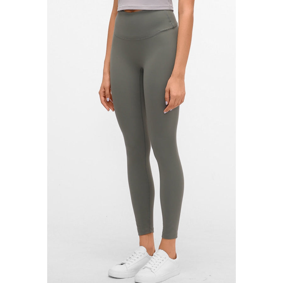 Basic Full Length Active Leggings Olive / 2