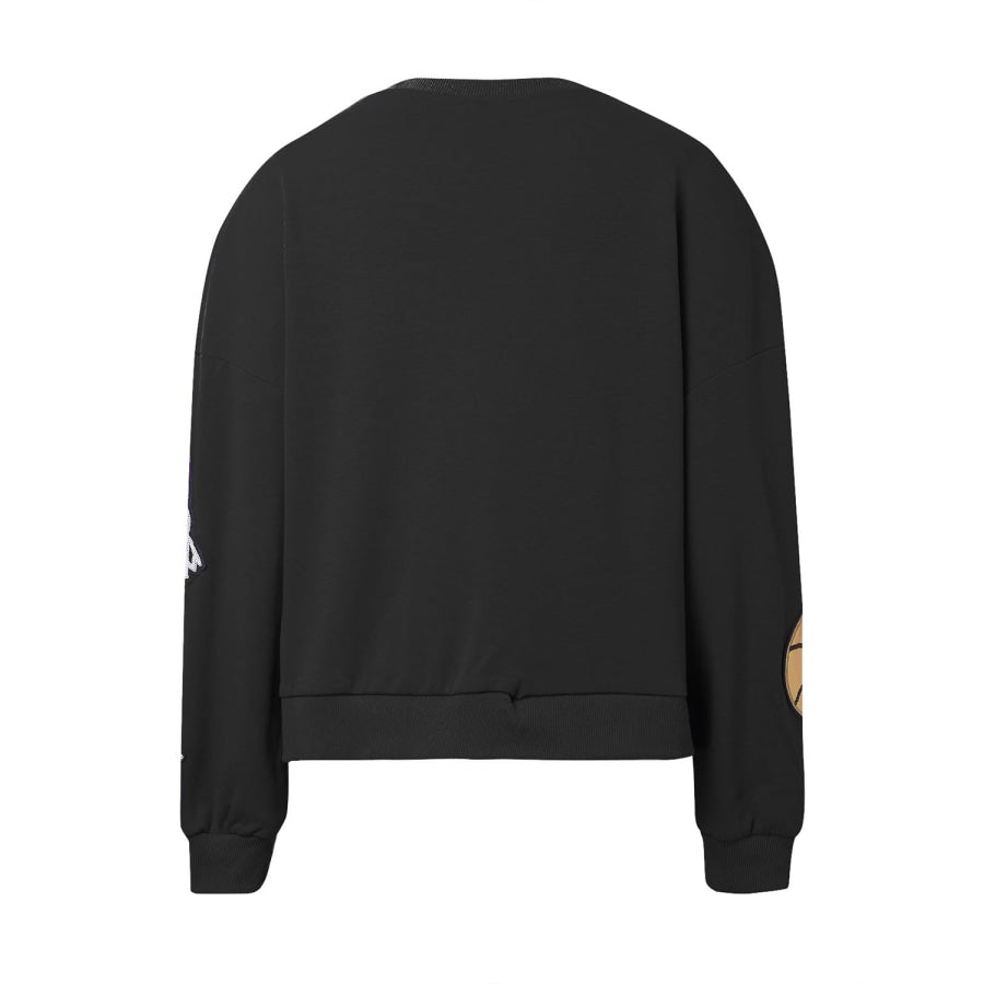 Basketball Round Neck Long Sleeve Sweatshirt Apparel and Accessories