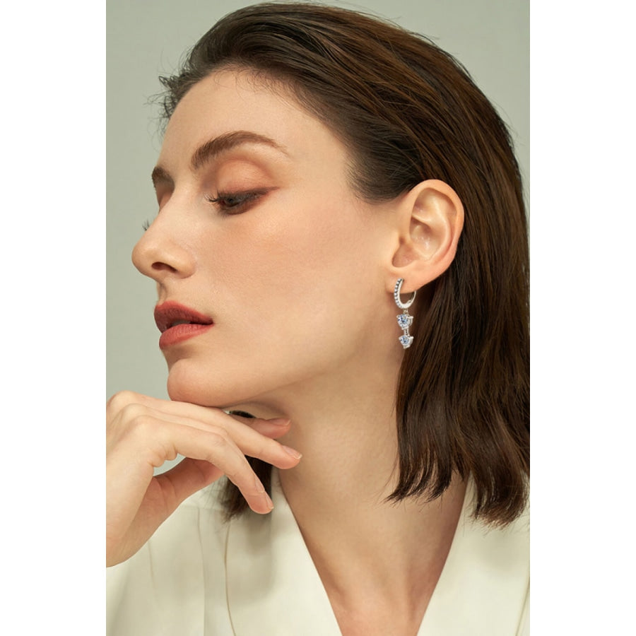 Be The One Moissanite Drop Earrings