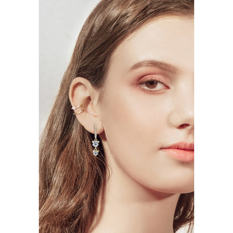 Be The One Moissanite Drop Earrings