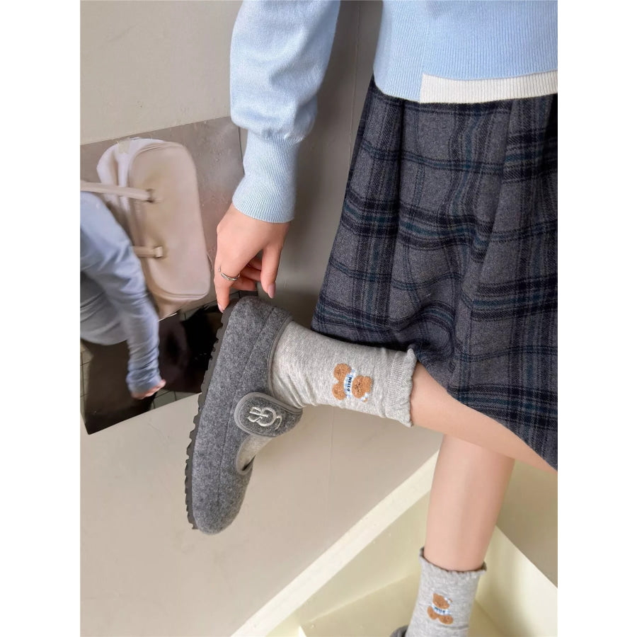 Bear Cotton Crew Socks Apparel and Accessories
