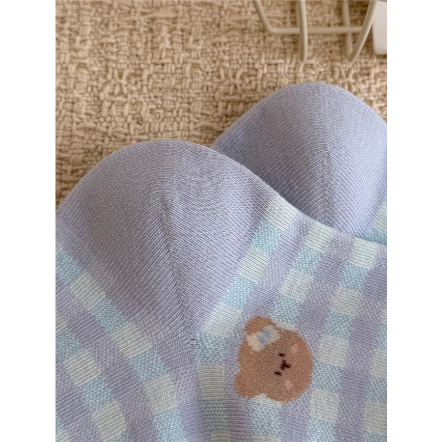 Bear Cotton Crew Socks Apparel and Accessories