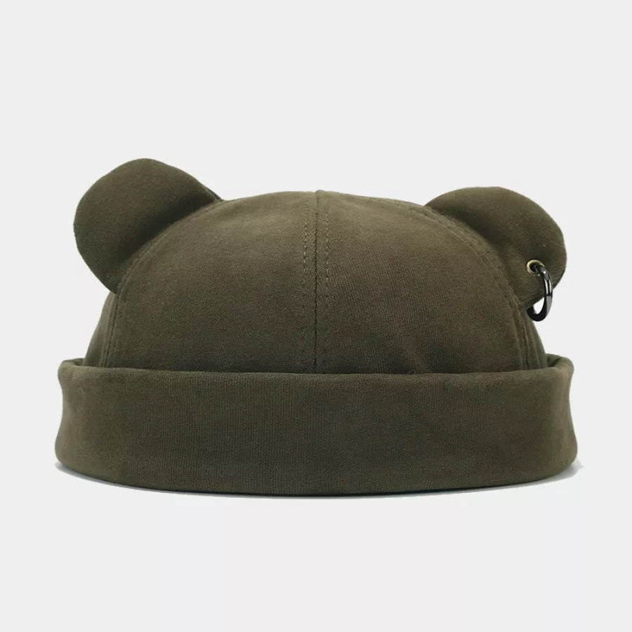 Bear Ear Docker Hat Army Green / One Size Apparel and Accessories