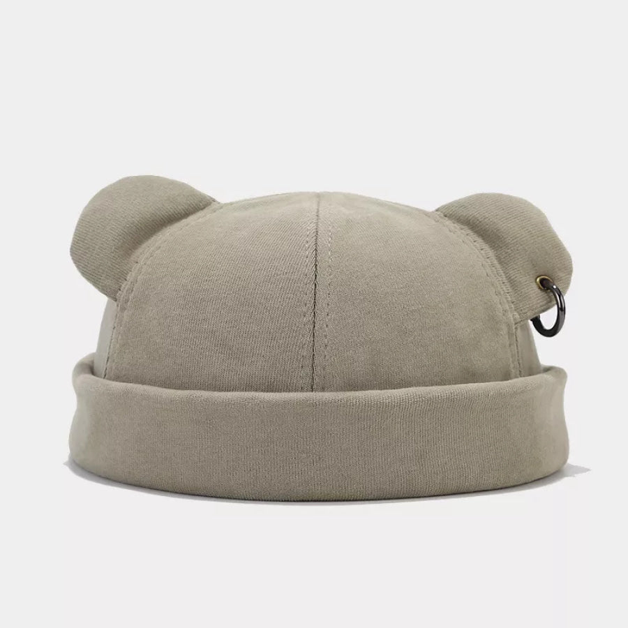Bear Ear Docker Hat Light Green / One Size Apparel and Accessories
