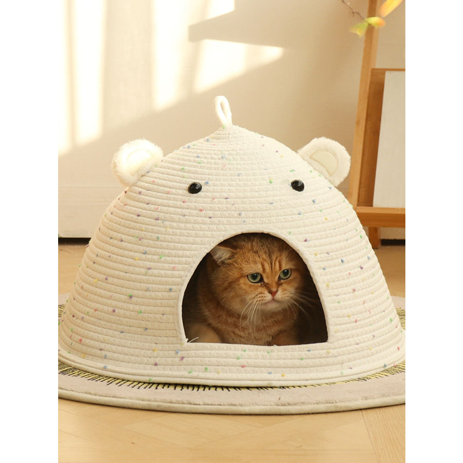 Bear Ear Woven Pet Nest Apparel and Accessories