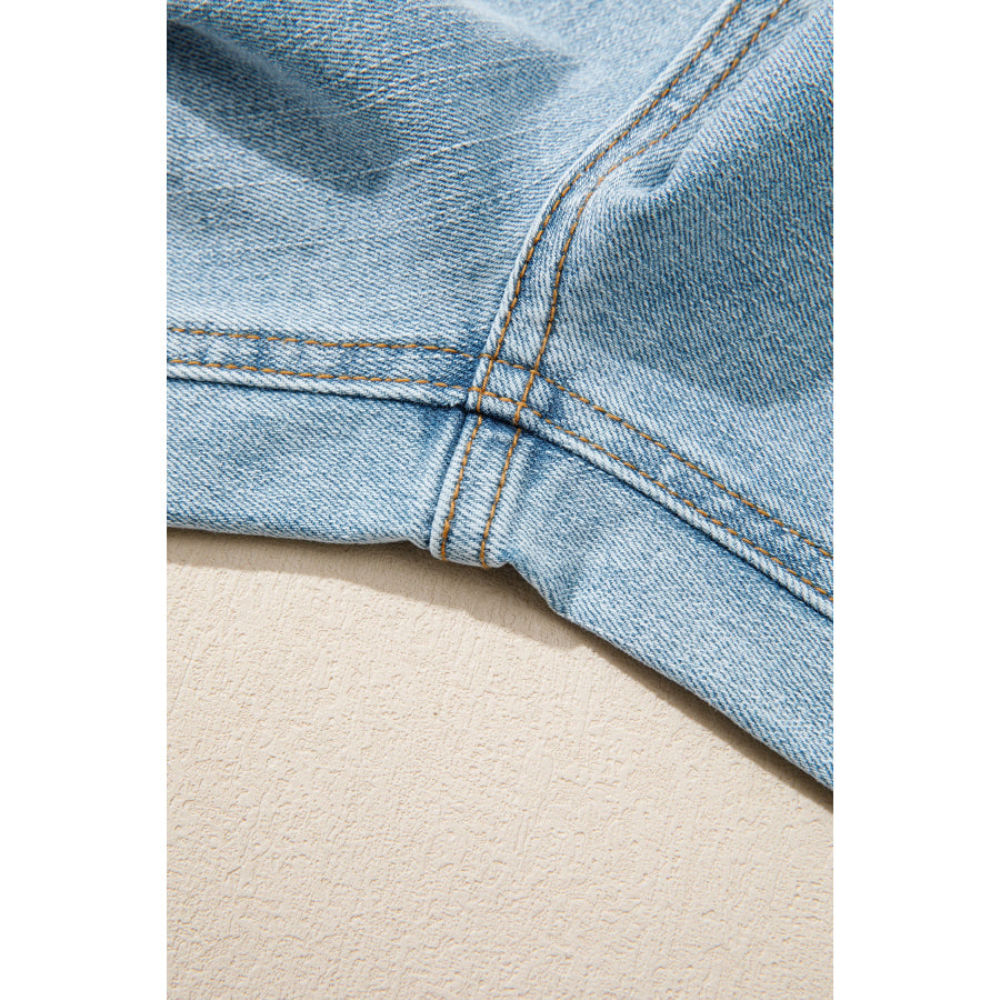 Beau Blue Solid Full-Length Regular Pocket Detail Wholesale Denim Jeans Bottoms/Jeans