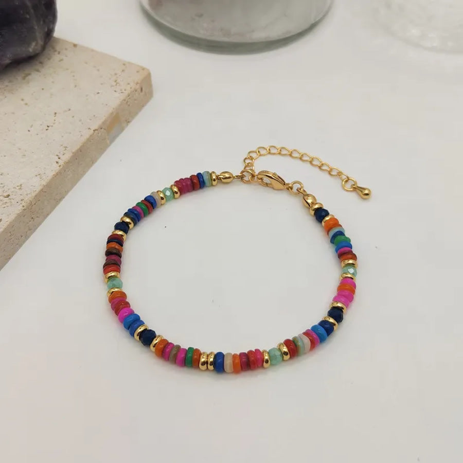 Becca Natural Stone Bracelet (Pre-Order) Multi/Bright Bracelets