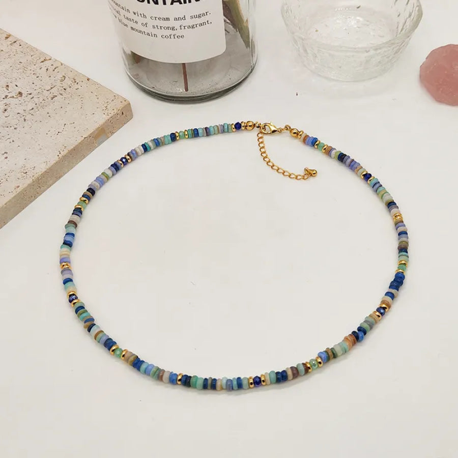 Becca Natural Stone Necklace (Pre-Order) Multi/Blue Bracelets