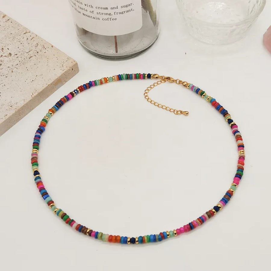 Becca Natural Stone Necklace (Pre-Order) Multi/Bright Bracelets