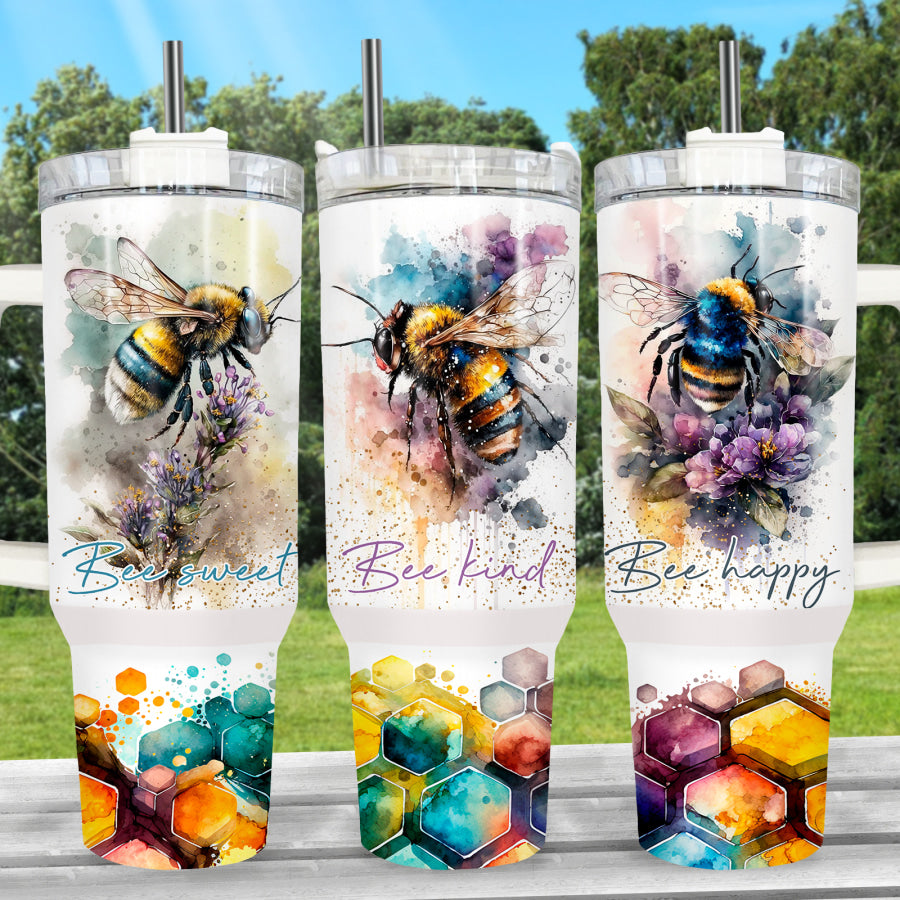 Bee 40oz Stainless Steel Tumbler Tumbler