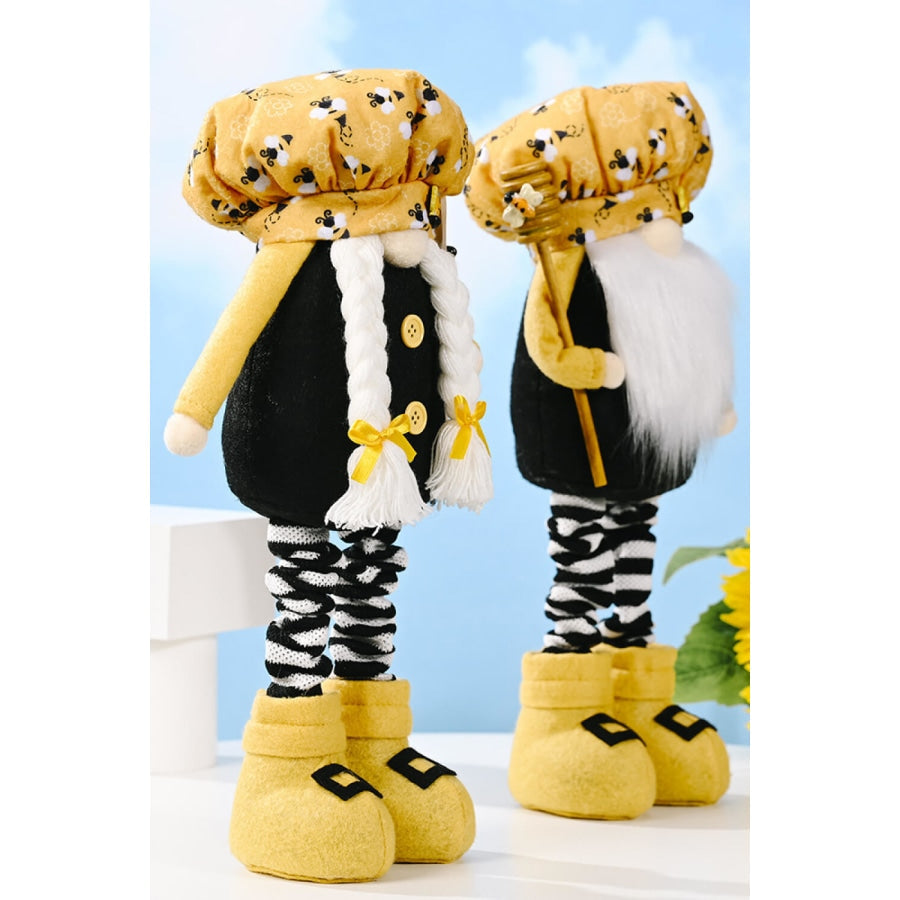 Bee Print Telescopic Leg Gnome