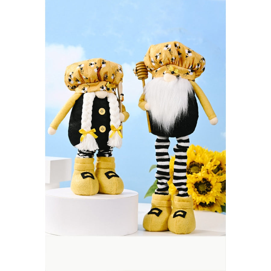 Bee Print Telescopic Leg Gnome