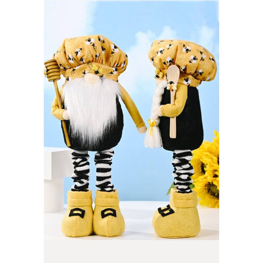 Bee Print Telescopic Leg Gnome