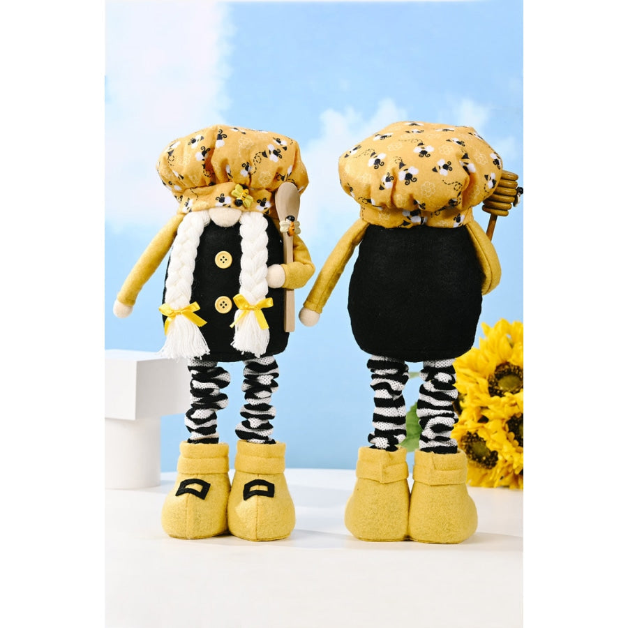 Bee Print Telescopic Leg Gnome