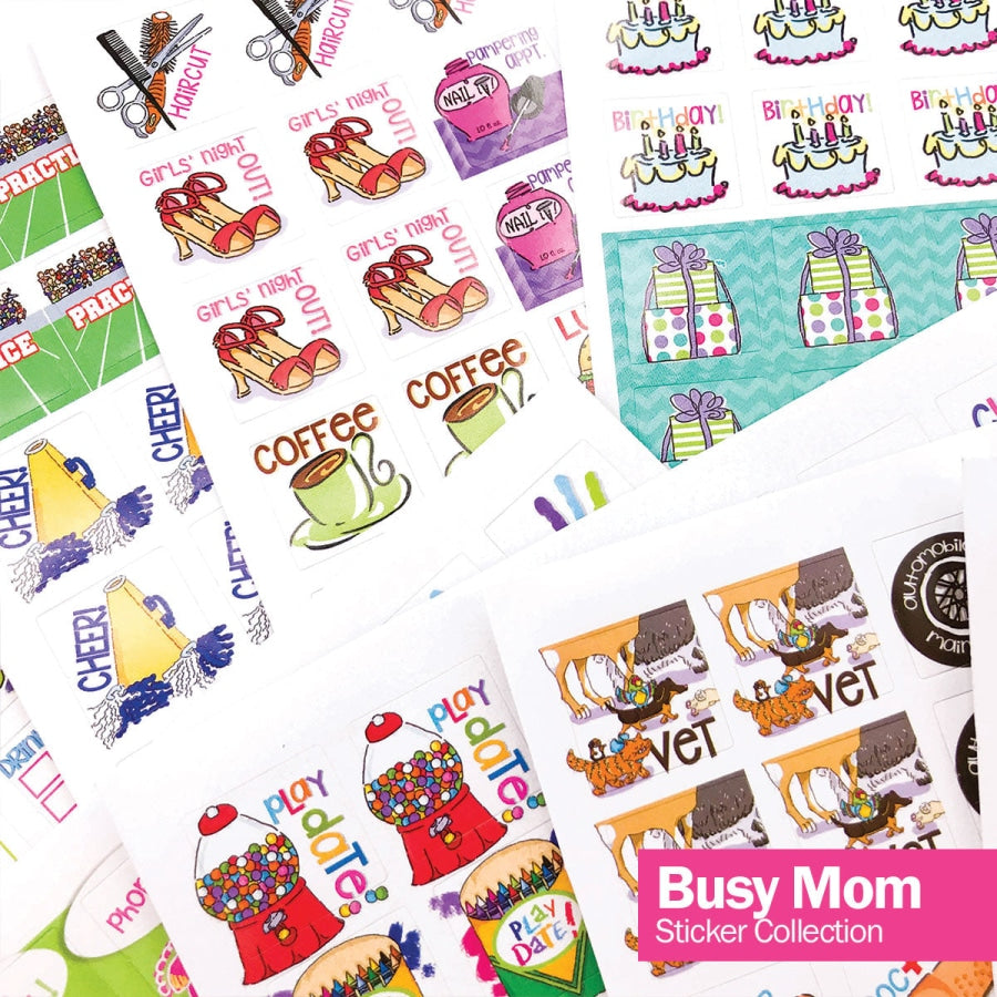 Best Planner Stickers | Family Work To-Dos Events Goals | 8 Styles Planner Stickers