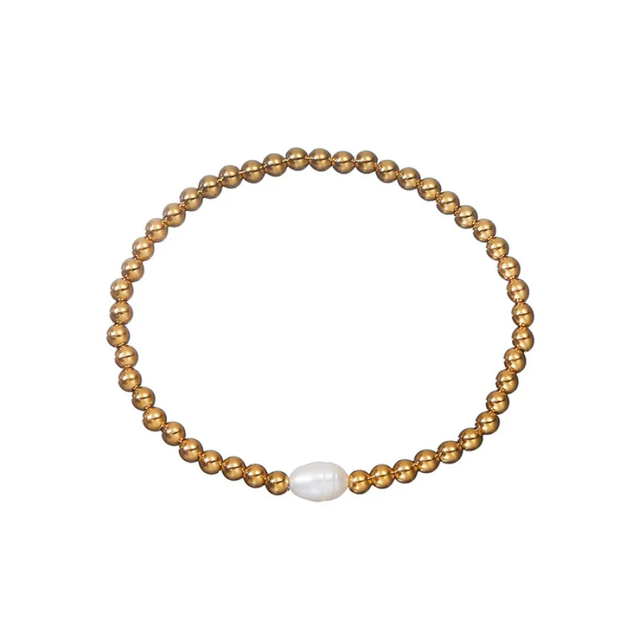 Betty Freshwater Pearl Bracelet (Pre - Order) Gold Bracelets