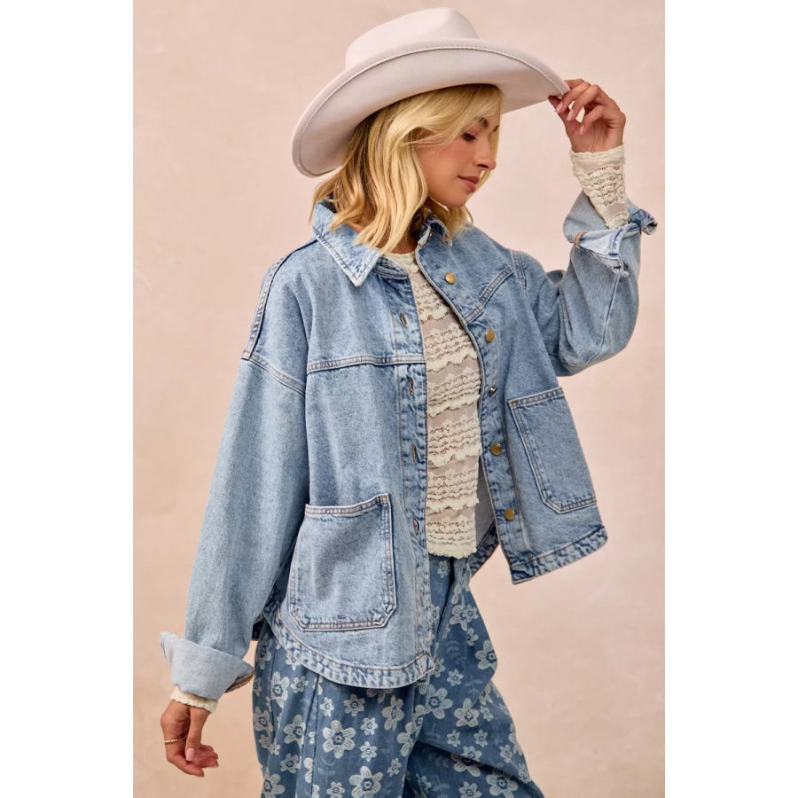 BiBi Ruffles Detail Flower Lace Top Apparel and Accessories