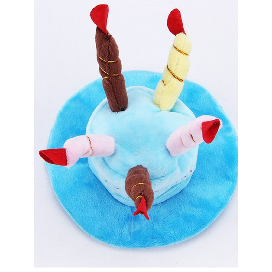 Birthday Cake Candle Pet Hat Apparel and Accessories