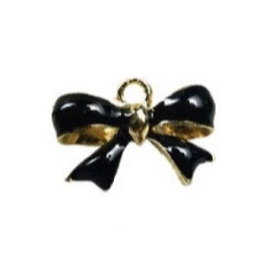 Black Bow Charm WS 630 Jewelry