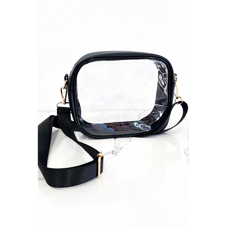 Black Clear Stadium Crossbody Bag - ETA 4/19 WS 640 Handbags