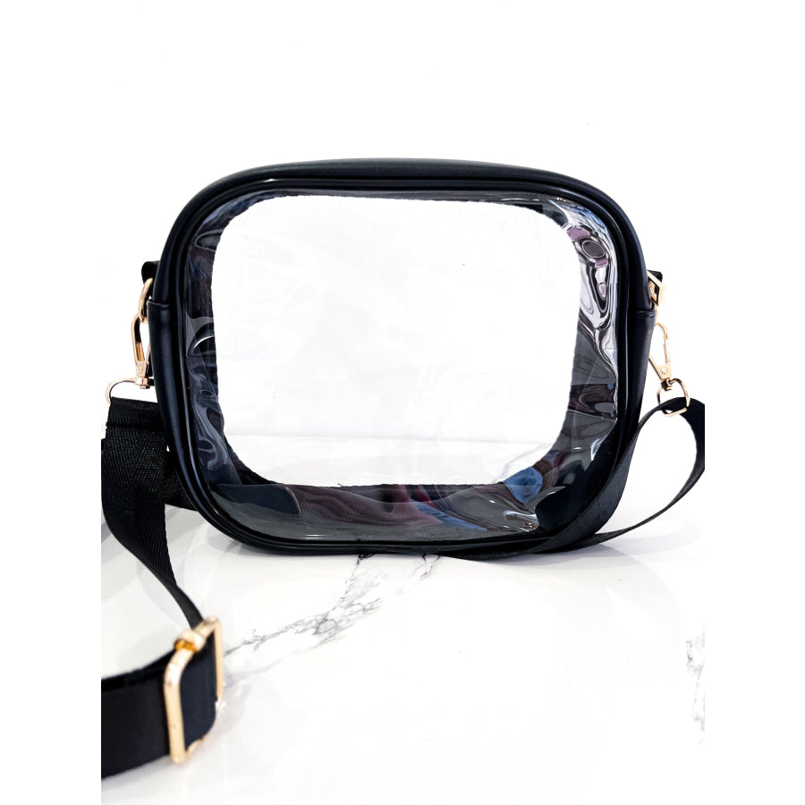 Black Clear Stadium Crossbody Bag - ETA 4/19 WS 640 Handbags