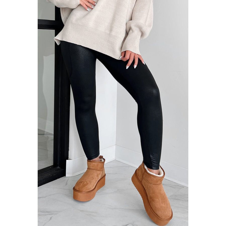 Black V Crossover High Waist Pocketed Leggings Sale (50% OFF)/Sale (50% OFF)