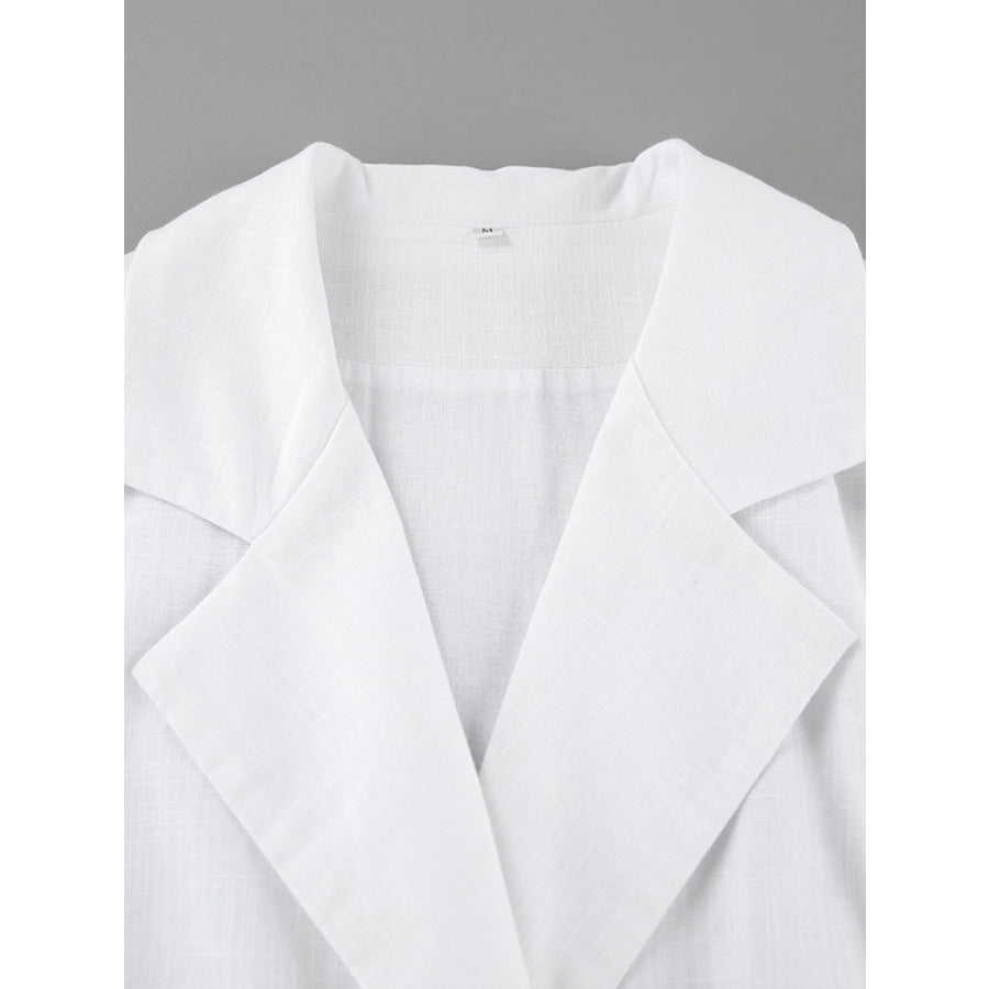 Blazer Style Ruched Mini Dress Apparel and Accessories
