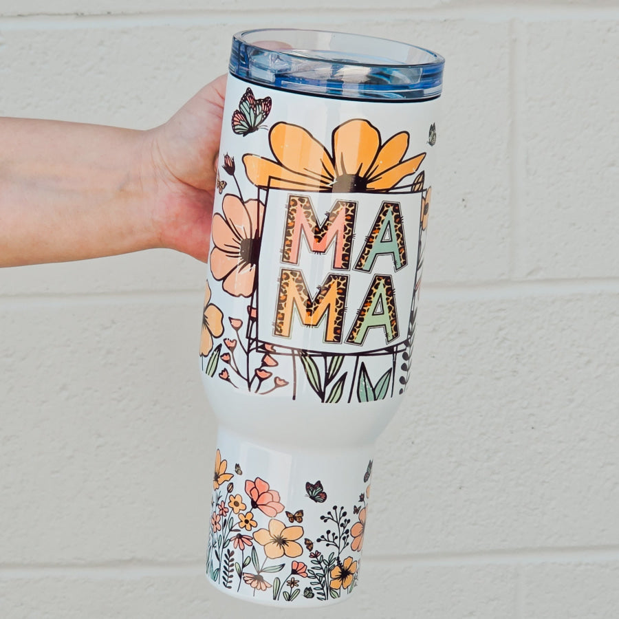 Blooming Mama 40oz Tumbler Tumbler