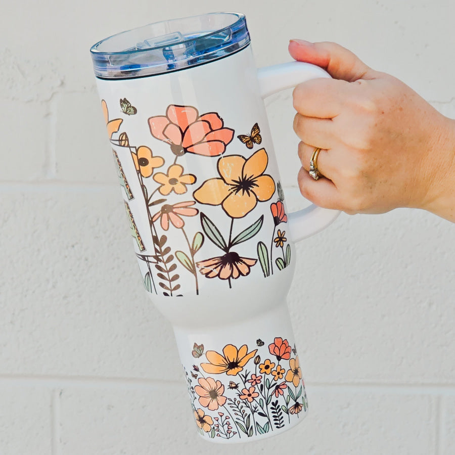 Blooming Mama 40oz Tumbler Tumbler