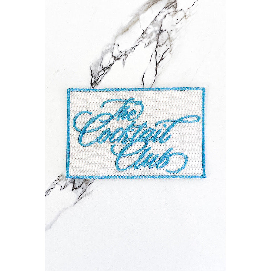 Blue Cocktail Club Embroidered Patch WS Patches