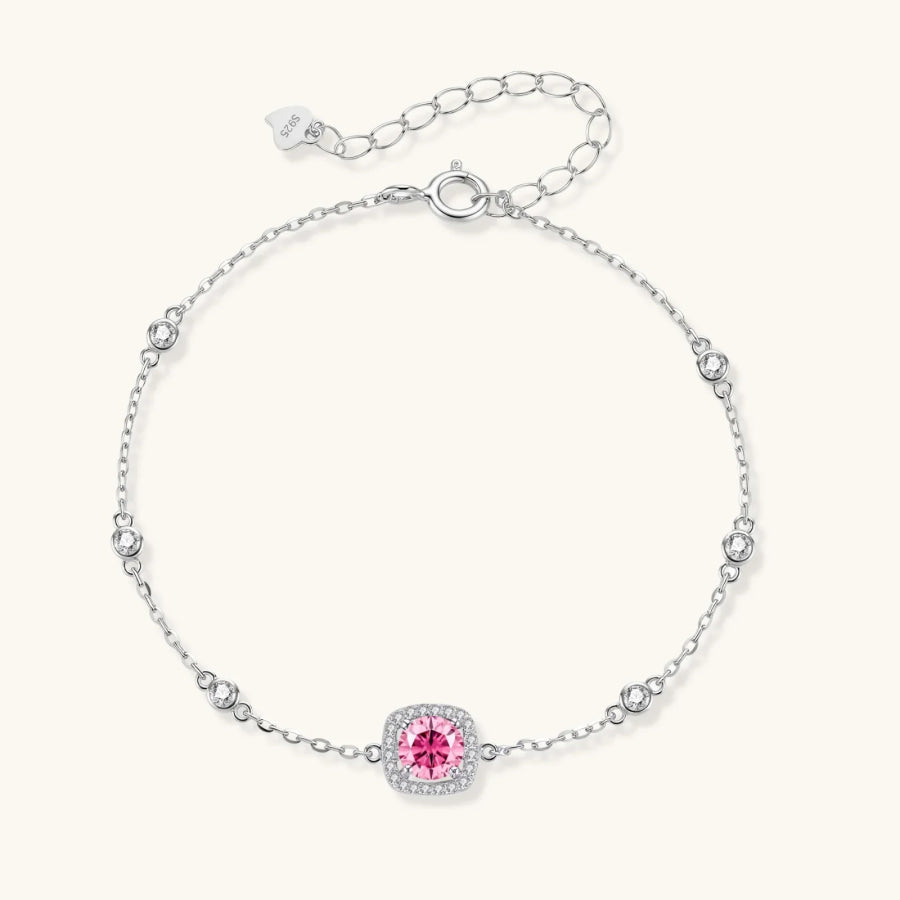 Blush Dreams Moissanite Bracelet by Sandee Rain Boutique Bracelets