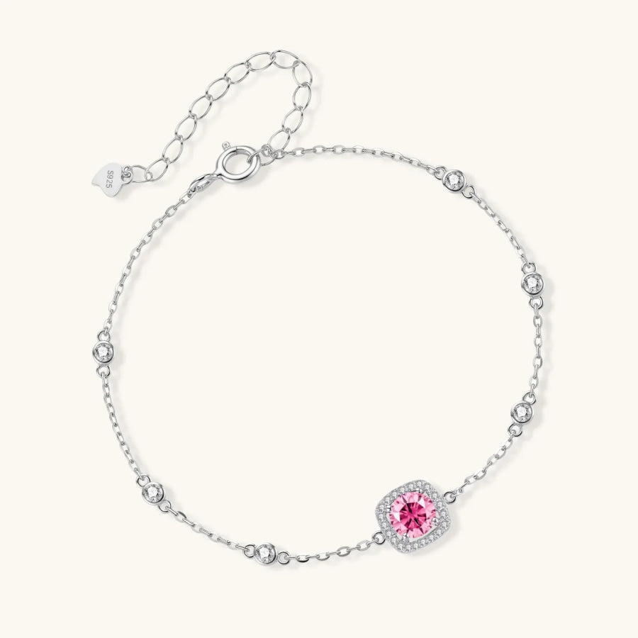 Blush Dreams Moissanite Bracelet by Sandee Rain Boutique Bracelets