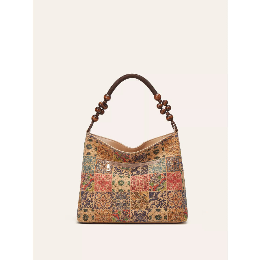 Bohemian Geometric Pattern Hobo Handbag Apparel and Accessories