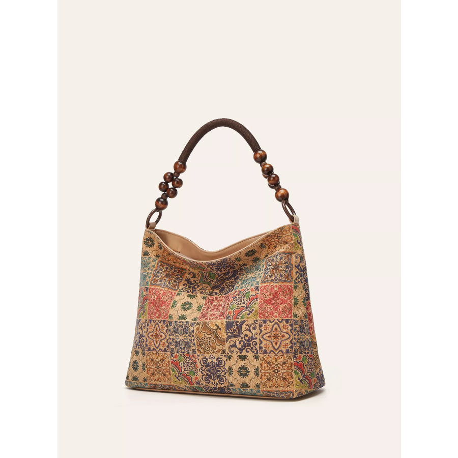 Bohemian Geometric Pattern Hobo Handbag Apparel and Accessories