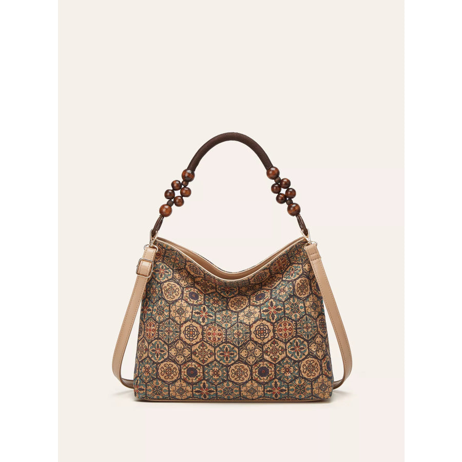 Bohemian Geometric Pattern Hobo Handbag Green / ONESIZE Apparel and Accessories