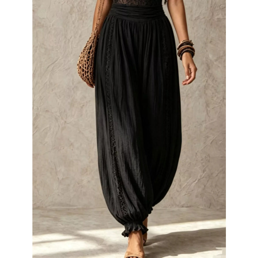 Boho Lace Corset Bodice Jumpsuit with Harem Pants Apparel and Accessories