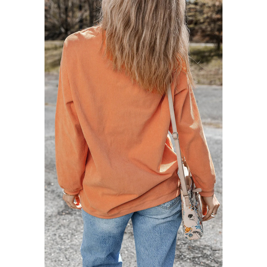 BOO Round Neck Long Sleeve Sweatshirt Apparel and Accessories