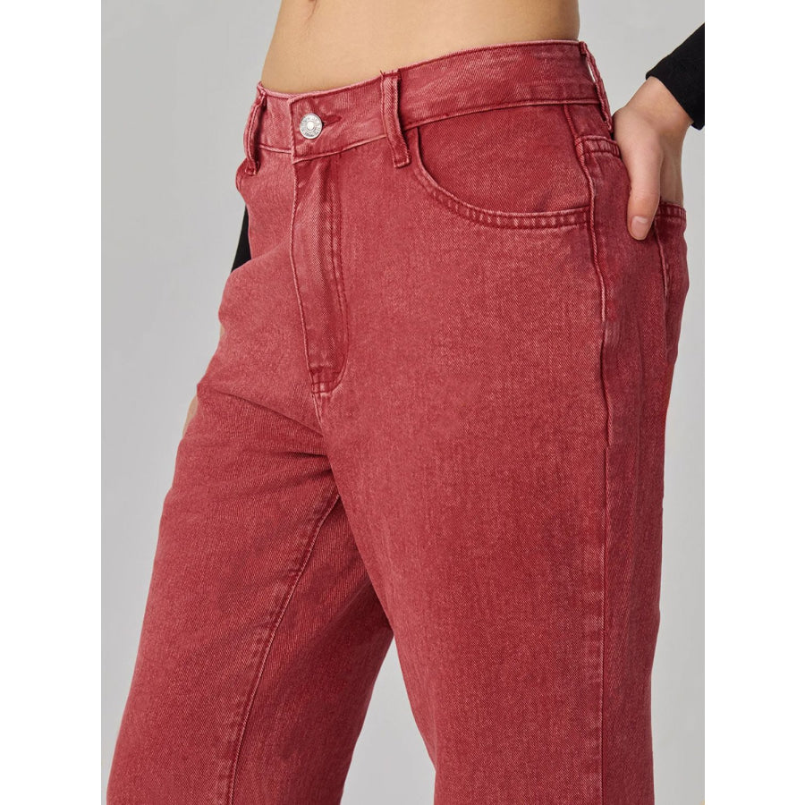 Bootcut Jeans with Pockets Apparel and Accessories