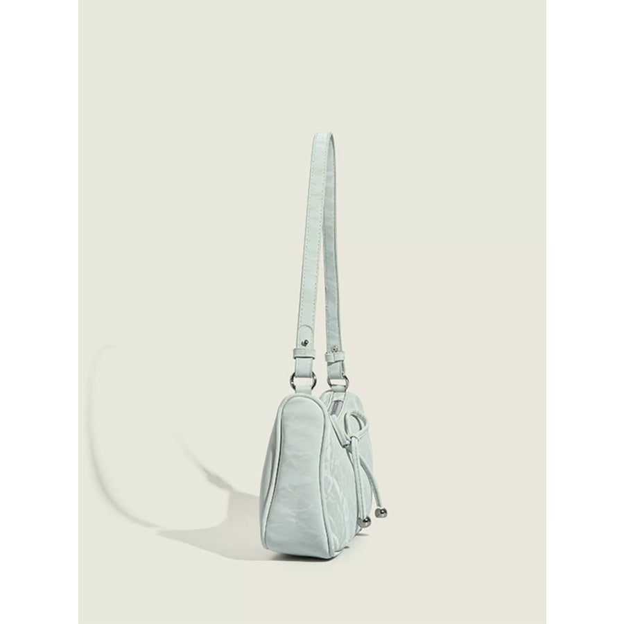 Bow Accent Shoulder Bag Light Green / One Size Apparel and Accessories