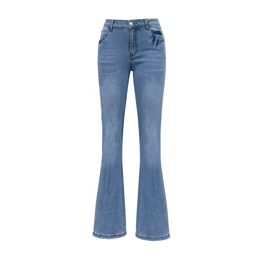 Bow Back Flare Jeans Apparel and Accessories