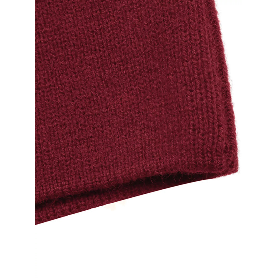 Bow Button Up Knit Cardigan Apparel and Accessories