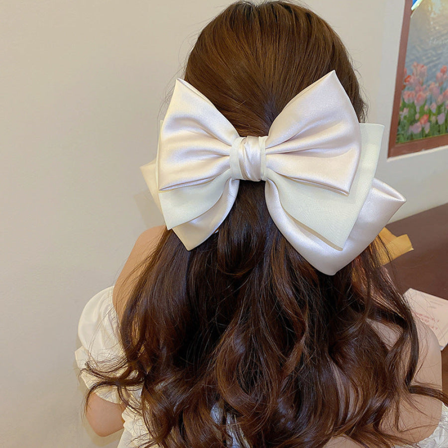 Bow Cloth Hair Clip Apparel and Accessories