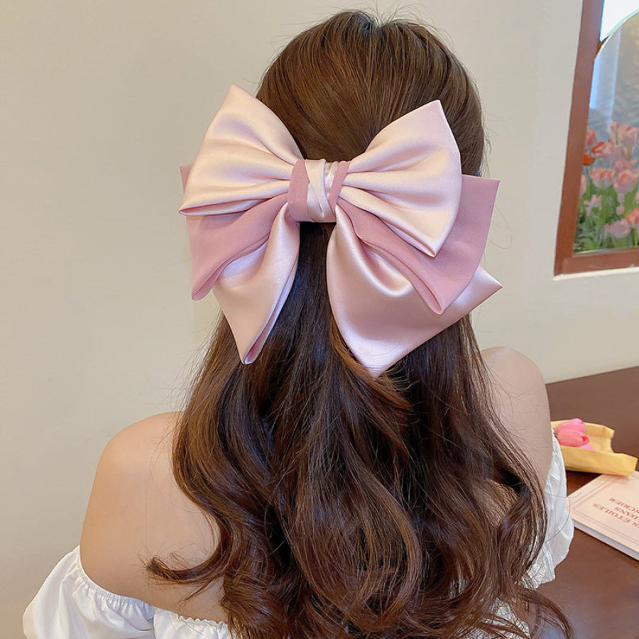 Bow Cloth Hair Clip Apparel and Accessories