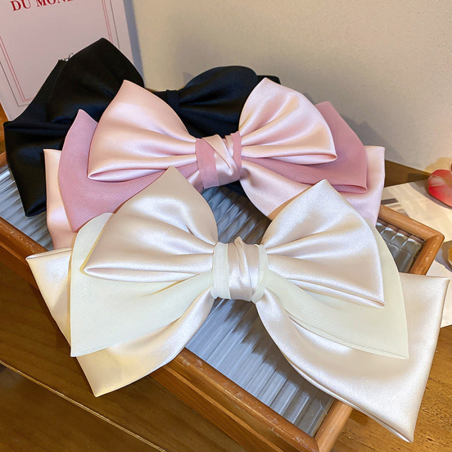 Bow Cloth Hair Clip Apparel and Accessories