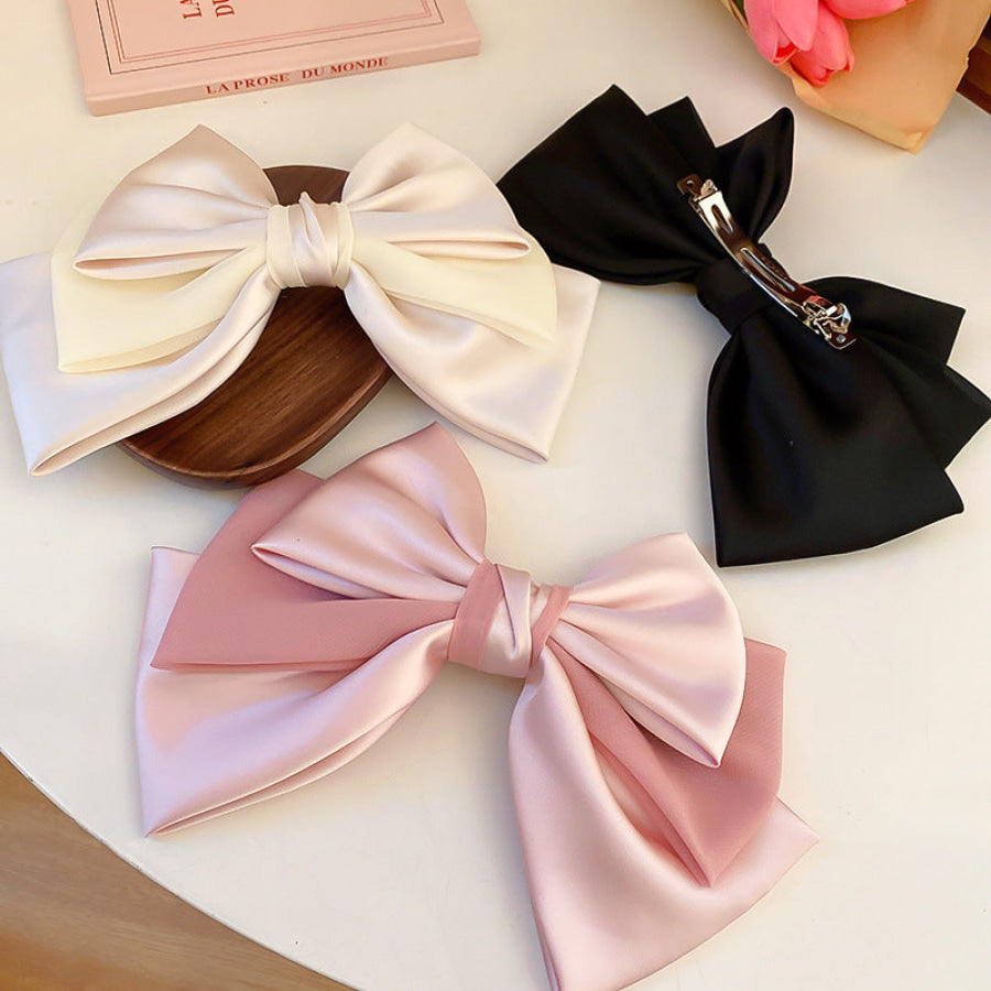 Bow Cloth Hair Clip Apparel and Accessories