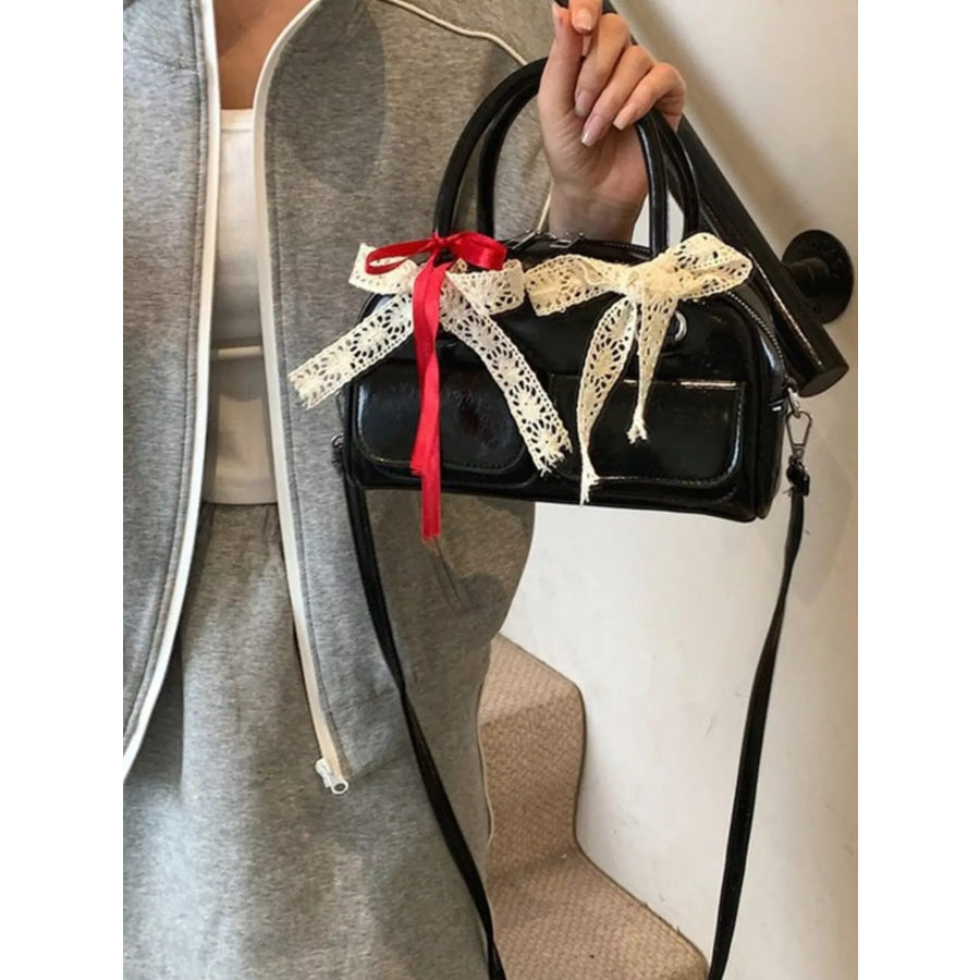 Bow Decor Crossbody Bag Apparel and Accessories
